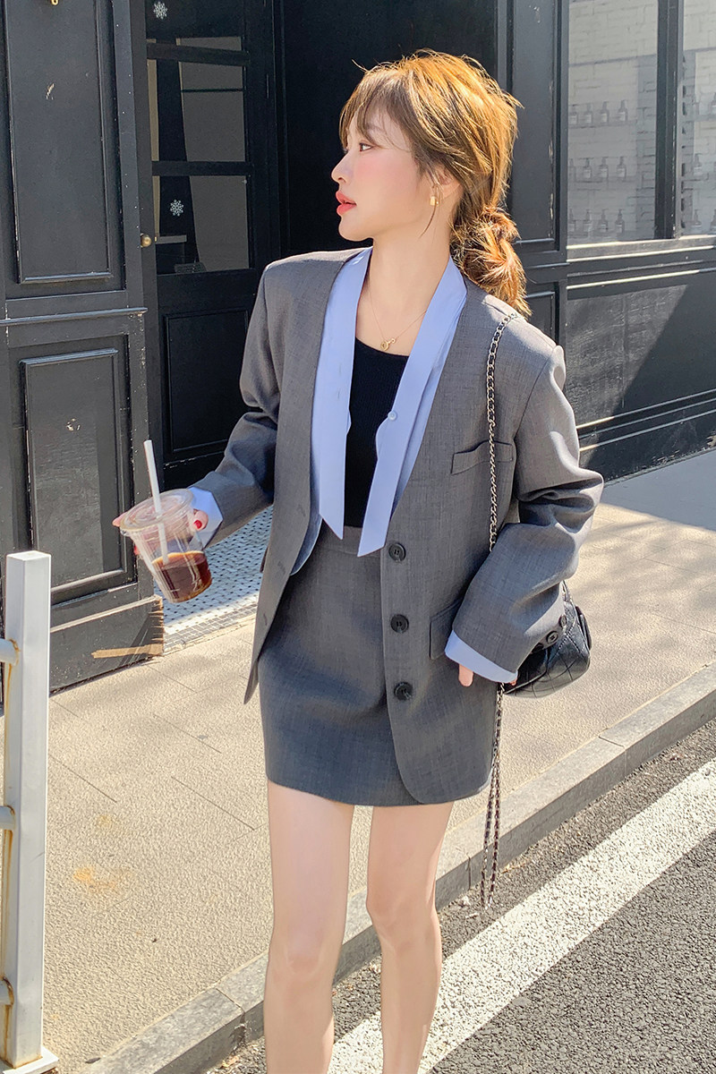 现货西装套装2B081-6502-P175-K258单西装P145-K218,女装西装,2B081