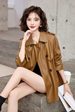 吾爱衣8603款小皮衣外套女春秋季韩版收腰显瘦洋气皮夹克上衣，女装皮衣，吾爱衣