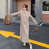 现货秋装新款休闲宽松马甲＋条纹连衣裙两件套2C135-6807P165K238，女装连衣裙，2C135