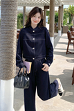 【现货】休闲百度牛仔套装088-7717P165K228，女装套装/套裙，2C088