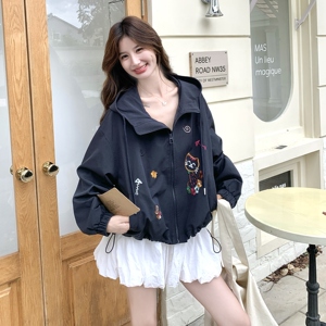 【 现货】刺绣连帽短外套女2025新款外套2C227/3305/P165K238图片