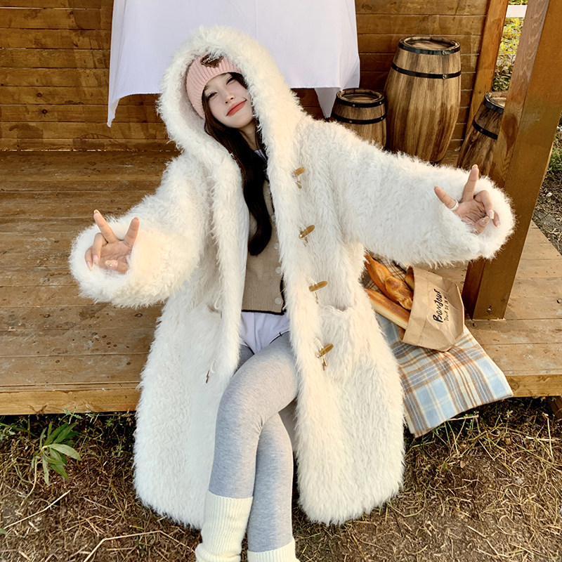 现货2025冬季奶呼呼羊羔毛加棉外套2C053/款号712/P215/K318,女装皮草,2C053