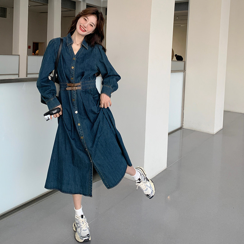 2026春季新款牛仔长裙2C068-8603P145K198,女装连衣裙,2C068