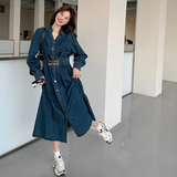 2026春季新款牛仔长裙2C068-8603P145K198，女装连衣裙，2C068
