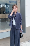 秋装新款现货高品质三件套套裤2C271-9562-P185K278，女装套装/套裙，2C271