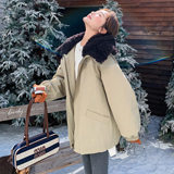 设计感派克羽绒服女冬季2025新款韩系小个子90白鸭绒保暖加厚外套，女装羽绒服，2C166