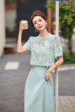 大量现货主推25夏装新款风连衣裙吊带+短外套连衣裙子，女装连衣裙，衣珂纱朗