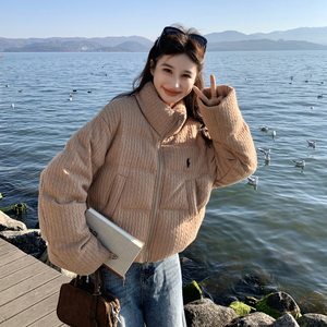 新款   小个子 短款羽绒服90白鸭绒图片