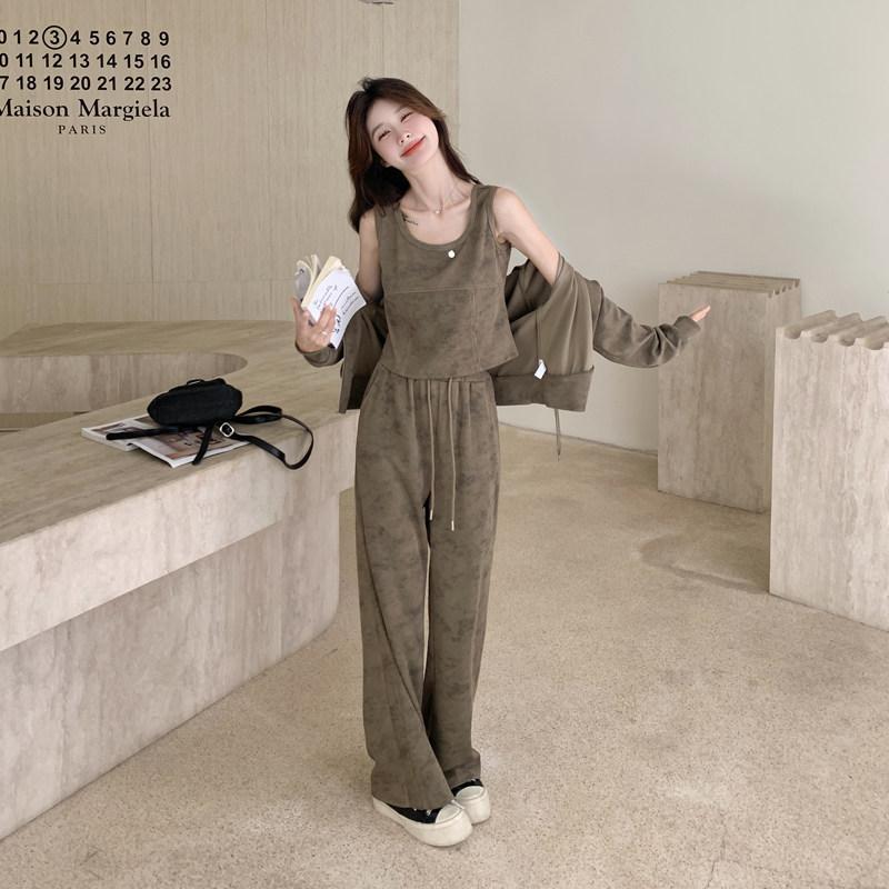 bao款现货2025新款女装春装韩版休闲三件套8996-p155-k218,女装套装/套裙,2C266