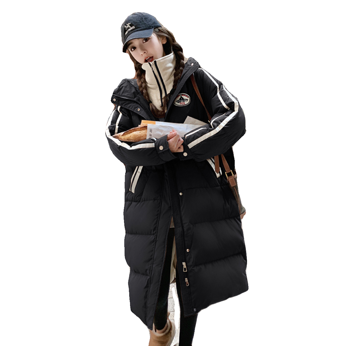 主推新品90绒中长款羽绒服2C295-1156-P320-K458,女装羽绒服,2C295