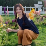 现货:夏装新款水洗牛仔无袖上衣休闲裤两件套2C135-8810P145K218，女装套装/套裙，2C135