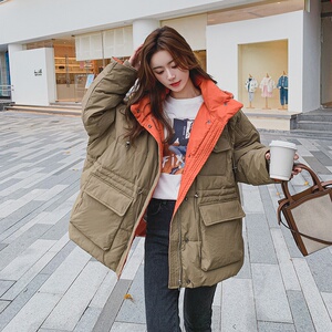现货 2025年冬季连帽保暖休闲羽绒服2C098-2233P255k368图片