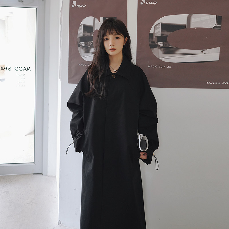 松紧绳斗篷风衣016-7043-P165-248,女装风衣,2C016