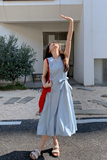 【现货】无袖连衣裙女2025夏季新款女装2C227/2520/P125K178，女装连衣裙，2C227