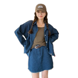 现货款号W1092牛仔套装P145K218，女装套装/套裙，2D043