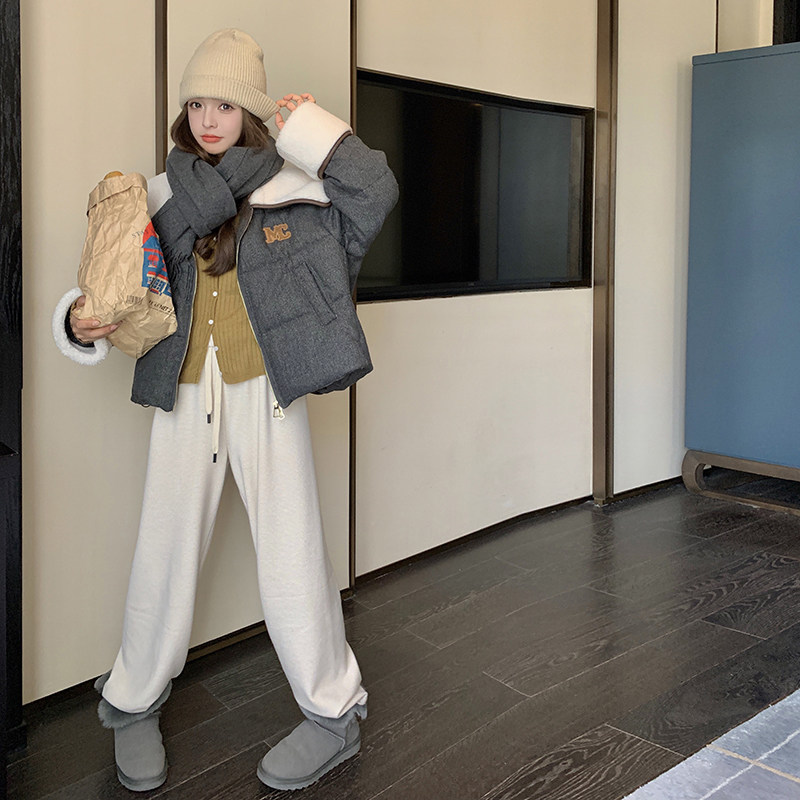 新款现货娃娃领休闲时尚短款羽绒服2C098-8983P285K418,女装羽绒服,2C098