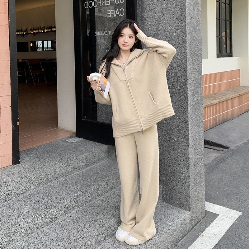 【】初春两件套加厚毛衣套装2C200-M216-P175-K238图片