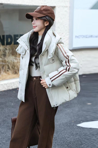 欧美时尚短款羽绒服2C291-YRF13311-P295-K4159大货已出图片