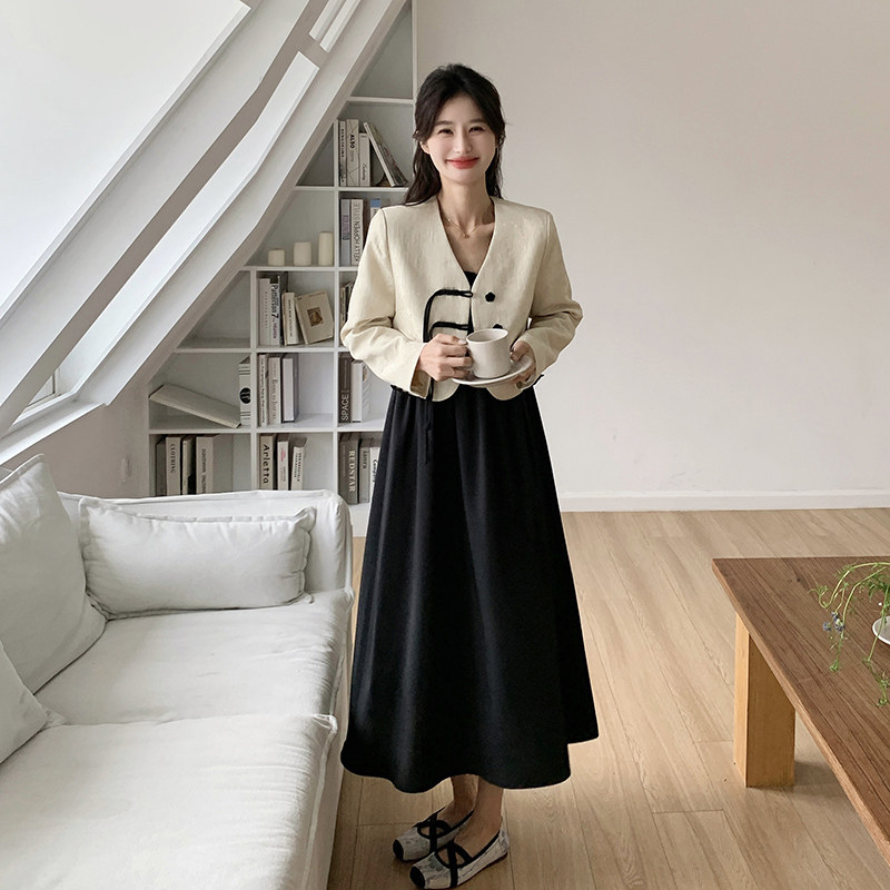 新中式风套装女2025新款秋季高级感气质两件套,女装套装/套裙,2C166