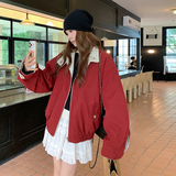2905现货数据款定制面料经典格子两面穿工装夹克外套P195K288，女装短外套，2C225