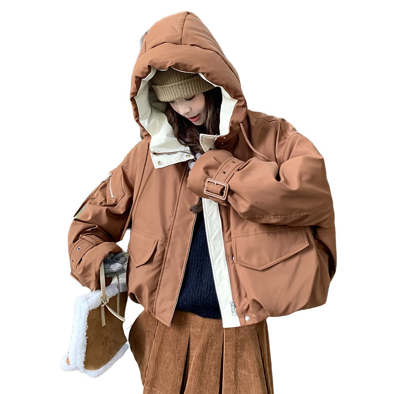【预售】减龄保暖简约连帽时尚羽绒服088-9933p195k298,女装短外套,2C088