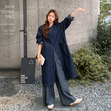甜酷宽松休闲时髦牛仔套装女2025春秋季新款显瘦外套阔腿裤两件套，女装套装/套裙，2C277
