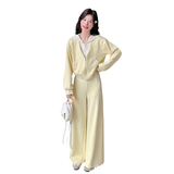 【档口现货】时尚拼接蕾丝连卫衣休闲裤套装女525-P185-K278，女装套装/套裙，2C126