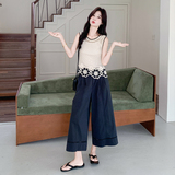 现货:夏装新款针织无袖背心＋阔腿裤两件套装2C135-N8878P145K218，女装套装/套裙，2C135
