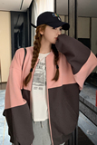 外套撞色拼接棒球服拉链秋季常规ins长袖宽松时尚春秋小个子短款，女装短外套，2D043