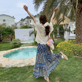 现货25夏装新款套装波西米亚风2D044-751-P155-K235，女装套装/套裙，衣珂纱朗