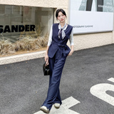 2026春秋季新款三件套配丝巾RF2C29-6866-P195-K295，女装套装/套裙，2C290
