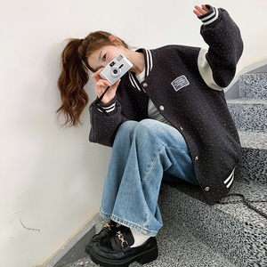 大量现货主推！！烫钻棒球服外套2C203-1007-P165-K248图片