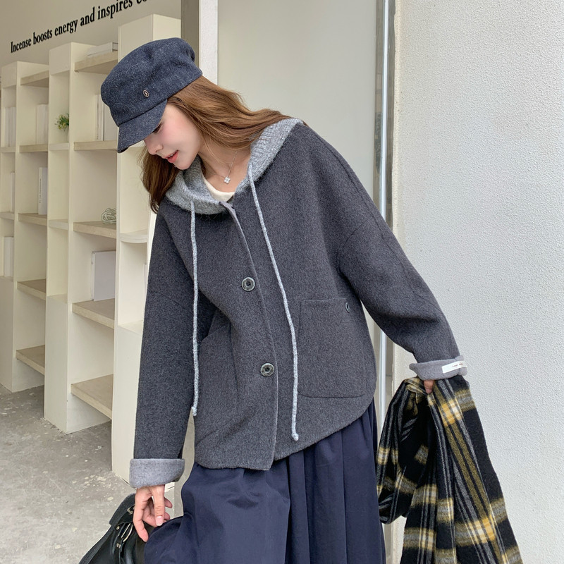 竞品毛呢外套,女装毛呢外套,2B114