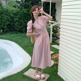 【现货新款】夏款法式简约连衣裙6633P105K158，女装连衣裙，2C088