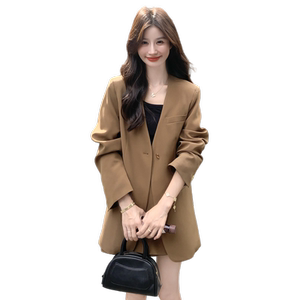 【现货】老钱风卡其西装套装裙088-7736图片