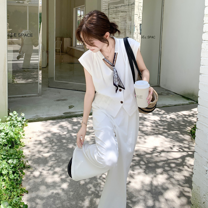 主推新款设计款丝巾装饰两件套C252-2620P155K238,女装套装/套裙,2C252