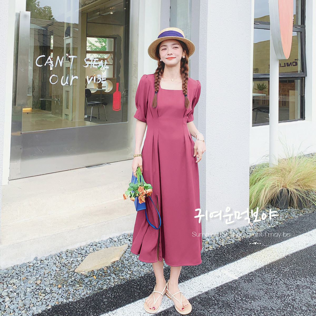 【大货已出】氧气深灰氛围感气质连衣裙6617-P95-K148,女装连衣裙,2C137