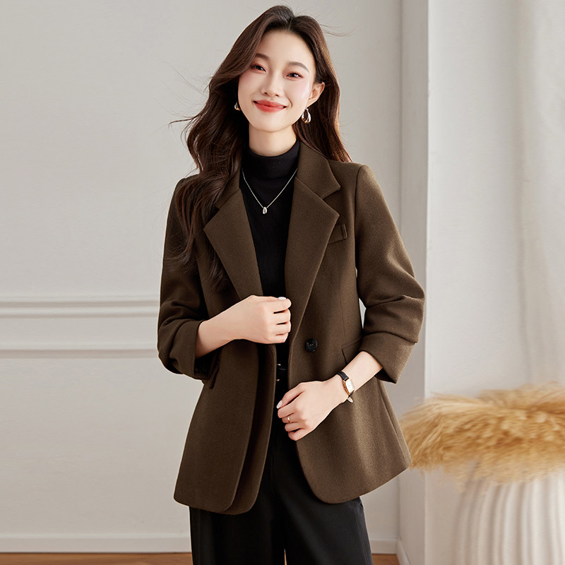 毛呢外套女秋冬季中长款2025年新款时尚洋气外套，女装毛呢外套,女装毛呢外套,锦绣伊人