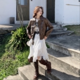 2025春季新款皮衣百搭2D036-8021-p145-k218，女装皮衣，2D036