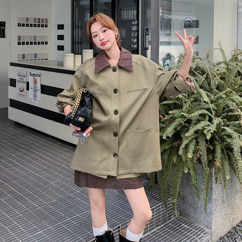 英伦风设计感穿搭风衣套装女2025春秋新款超火好看气质短裙两件套,女装套装/套裙,2C277