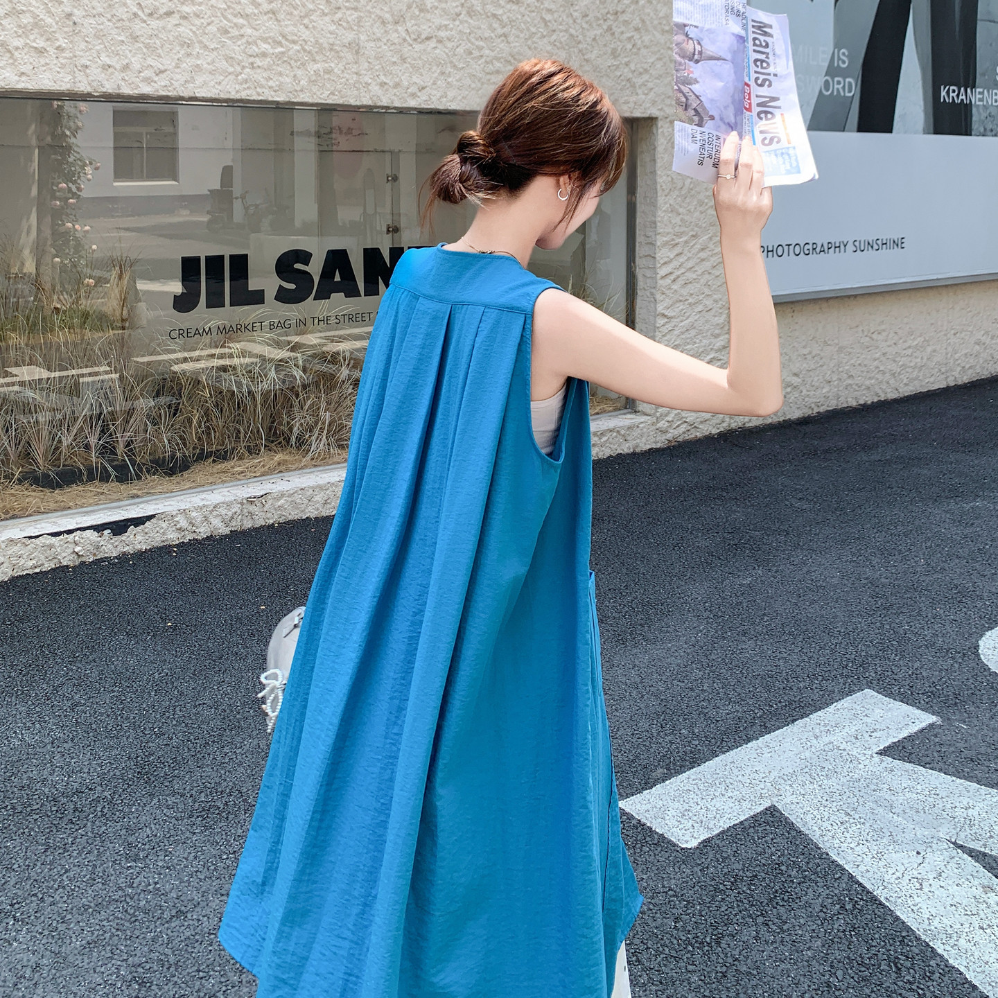 时尚套装长裙外搭muji风幂式穿搭城市机能风宫廷风显瘦气质时尚,女装套装/套裙,2C277