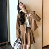 新品附买家秀高级感盐系穿搭+半身裙套装225A-P175-K248，女装套装/套裙，2C075