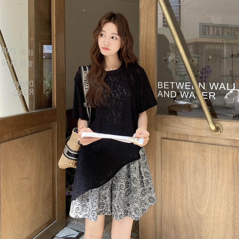 现货25新款韩系慵懒针织上衣阔腿裤两件套2B235-9161-P135-K198,女装套装/套裙,2B235