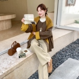 高端欧货慵懒风披肩风衣女2025年秋季新款显瘦百搭休闲中长款外套，女装风衣，2C166