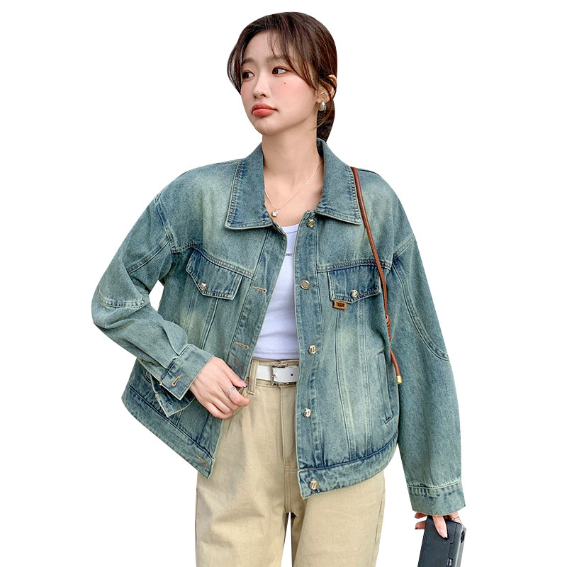 新款牛仔外套2025春季女装时尚百搭短款外套女,女装短外套,2C233