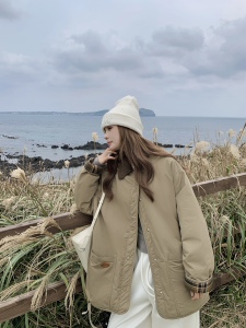 冬季大量备货 时尚韩版工装90羽绒服外套 2C300-2562-P255-K385图片