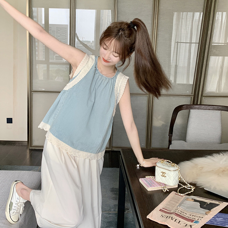 现货休闲两件套2C113-007-P125-K178,女装背心吊带,2C113