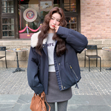 现货主推加厚羊羔毛休闲派克服1813款P245-K325，女装派克服，2B142