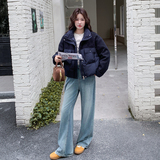 韩系短款亮片羽绒棉服外套女秋冬2025新款加厚爆款棉袄超好看棉衣，女装棉衣/棉服，2B140