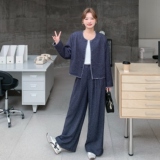秋装新款现货高品质三件套套裤2C271-9562-P185K278，女装套装/套裙，2C271
